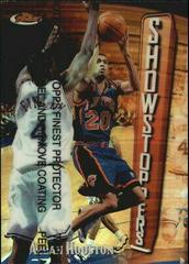 Allan Houston Refractor #174 Basketball Cards 1997 Finest Prices