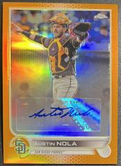 Austin Nola [Orange] Baseball Cards 2022 Topps Chrome Update Autographs Prices