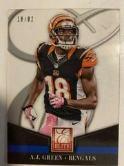 A.J. Green [Clear] #20 Football Cards 2014 Panini Elite Prices