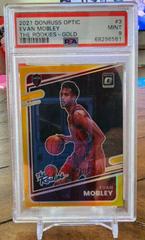 Evan Mobley [Gold] Basketball Cards 2021 Panini Donruss Optic The Rookies Prices