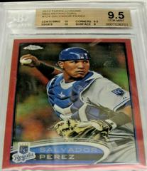 Salvador Perez [Red Refractor] #124 Baseball Cards 2012 Topps Chrome Prices