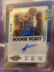 Aaron Wiggins [Variation Autograph] #127 Basketball Cards 2021 Panini Contenders Optic Prices