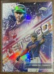 Carlos Correa #LGC-22 Baseball Cards 2023 Topps Finest Let's Go Prices