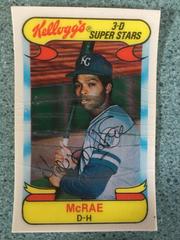 Hal McRae Baseball Cards 1978 Kellogg's Prices