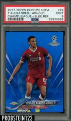 Trent Alexander Arnold [Blue Refractor] Soccer Cards 2017 Topps Chrome UEFA Champions League Prices