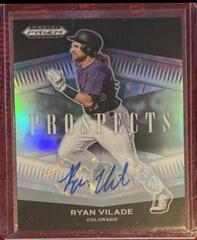 Ryan Vilade [Autograph Silver Prizm] #P-RV Baseball Cards 2021 Panini Prizm Draft Picks Prospects Prices