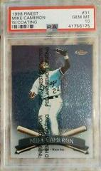 Mike Cameron [w/ Coating] Baseball Cards 1998 Finest Prices
