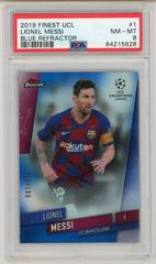 Lionel Messi [Blue Refractor] #1 Soccer Cards 2019 Finest UEFA Champions League Prices