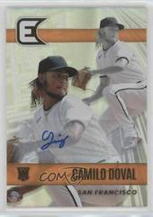 Camilo Doval [Autograph] Baseball Cards 2022 Panini Chronicles Essentials Prices