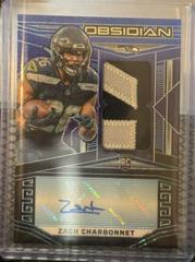 Zach Charbonnet [Deep Sea Mojo Electric Etch] #188 Football Cards 2023 Panini Obsidian Signature Prices