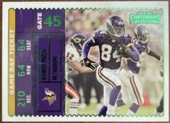 Randy Moss [Emerald] Football Cards 2022 Panini Contenders Game Day Ticket Prices