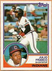Julio Franco Baseball Cards 1983 Topps Traded Prices