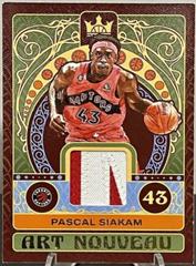 Pascal Siakam [Prime] #AN-PST Basketball Cards 2022 Panini Court Kings Art Nouveau Prices