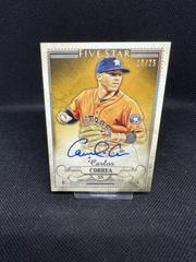 Carlos Correa #FSA-CC Baseball Cards 2016 Topps Five Star Autographs Prices