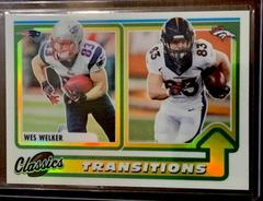 Wes Welker [Gold] #T-14 Football Cards 2022 Panini Classics Transitions Prices