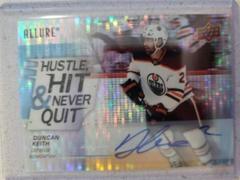 Duncan Keith [Autograph] #HH-2 Hockey Cards 2021 Upper Deck Allure Hustle Hit & Never Quit Prices