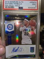 Matisse Thybulle [Gold] Basketball Cards 2019 Panini Donruss Elite Pen Pals Prices