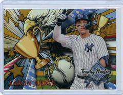 Aaron Judge [Gold] Baseball Cards 2022 Stadium Club Chrome Trophy Hunters Prices