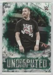 Sami Zayn [Green] Wrestling Cards 2018 Topps WWE Undisputed Prices