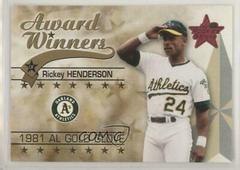 Rickey Henderson #266 Baseball Cards 2002 Leaf Rookies & Stars Prices
