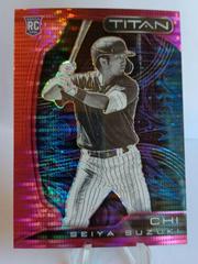 Seiya Suzuki [Pink Pulsar] #4 Baseball Cards 2022 Panini Chronicles Titan Prices