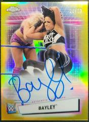 Bayley [Gold Refractor] #A-BA Wrestling Cards 2021 Topps Chrome WWE Autographs Prices