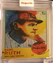 Babe Ruth [Rainbow Foil] Baseball Cards 2021 Topps Project 70 Prices