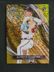 AJ Smith-Shawver [Gold Refractor] #16 Baseball Cards 2024 Topps Chrome Black Prices