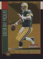 Brett Favre [Gold Refractor] #75 Football Cards 2002 Bowman Chrome Prices