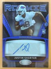 Justin Shorter [Blue Etch] #RS-1 Football Cards 2023 Panini Certified Rookie Signatures Prices
