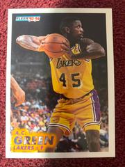 A.C. Green #102 Basketball Cards 1993 Fleer Prices