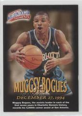 Muggsy Bogues #30 Basketball Cards 1997 Fleer Million Dollar Moments Prices