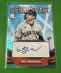 Will Brennan [Orange] #OAA-BRE Baseball Cards 2023 Topps Big League Opening Act Autographs Prices