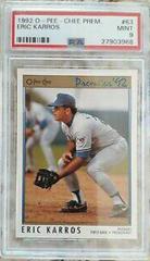 Eric Karros #63 Baseball Cards 1992 O Pee Chee Premier Prices