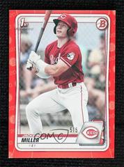 Jackson Miller [Red] #BD-116 Baseball Cards 2020 Bowman Draft Prices