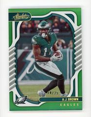 A. J. Brown [Spectrum Green] Football Cards 2022 Panini Absolute Prices