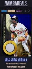 Eddie Murray Baseball Cards 2022 Topps Gold Label MLB Legends Relics Prices