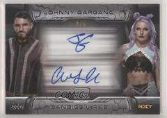 Johnny Gargano, Candice LeRae [Black] Wrestling Cards 2021 Topps WWE Undisputed Dual Autographs Prices