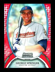 George Springer [Prospects Refractor] Baseball Cards 2011 Bowman Sterling Prices