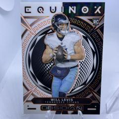 Will Levis [Orange Electric Etch] #24 Football Cards 2023 Panini Obsidian Equinox Prices