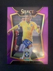 Neymar Jr. [Yellow Jersey Purple Prizm] Soccer Cards 2015 Panini Select Prices
