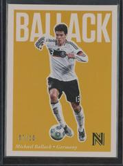 Michael Ballack [Gold] Soccer Cards 2017 Panini Nobility Prices