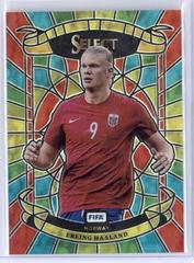 Erling Haaland #12 Soccer Cards 2022 Panini Select FIFA Stained Glass Prices
