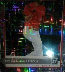 Dylan Carlson [Vector] #RP-10 Baseball Cards 2020 Panini Donruss Rated Prospects Prices