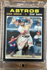 Jose Altuve [Red Ink] #JA Baseball Cards 2020 Topps Heritage Real One Autographs Prices