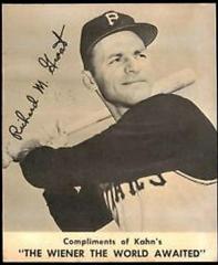 Dick Groat Baseball Cards 1961 Kahn's Wieners Prices
