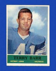 Terry Barr #57 Football Cards 1964 Philadelphia Prices