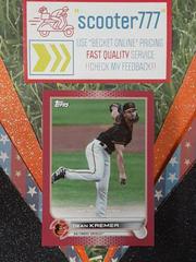 Dean Kremer [Mini Red] #340 Baseball Cards 2022 Topps Prices