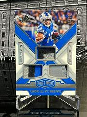 Amon Ra St. Brown #PT-ASB Football Cards 2023 Panini Plates and Patches Patch Trio Prices