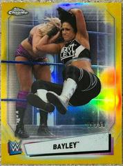 Bayley [Gold Refractor] Wrestling Cards 2021 Topps Chrome WWE Prices